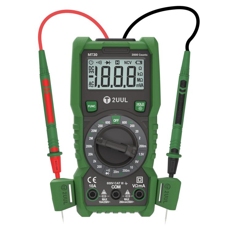 Multimetro digitale 2UUL MT30 con selezione automatica