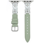 Cinturino per orologio Shooting Star in pelle con grana di litchi e resina epossidica a farfalla., For Apple Watch 46mm / 49mm / 45mm / 44mm, For Apple Watch 42mm / 41mm / 40mm / 38mm