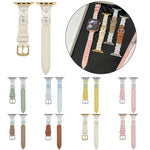 Cinturino per orologio Shooting Star in pelle con grana di litchi e resina epossidica a farfalla., For Apple Watch 46mm / 49mm / 45mm / 44mm, For Apple Watch 42mm / 41mm / 40mm / 38mm
