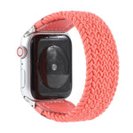 Cinturino intrecciato nylon e pelle per Apple Watch 42/44 mm