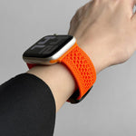 Cinturino per orologio in nylon intrecciato a maglia con fibbia magnetica., For Apple Watch 46mm / 49mm / 45mm / 44mm, For Apple Watch 42mm / 41mm / 40mm / 38mm