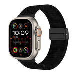 Cinturino per orologio in nylon intrecciato a maglia con fibbia magnetica., For Apple Watch 46mm / 49mm / 45mm / 44mm, For Apple Watch 42mm / 41mm / 40mm / 38mm