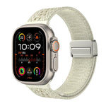 Cinturino per orologio in nylon intrecciato a maglia con fibbia magnetica., For Apple Watch 46mm / 49mm / 45mm / 44mm, For Apple Watch 42mm / 41mm / 40mm / 38mm