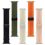 Cinturino per orologio in nylon intrecciato a maglia con fibbia magnetica., For Apple Watch 46mm / 49mm / 45mm / 44mm, For Apple Watch 42mm / 41mm / 40mm / 38mm
