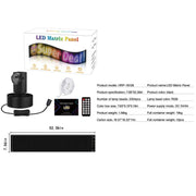 Schermo LED flessibile programmabile 16x144 pixel impermeabile
