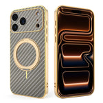 Custodia per telefono con supporto girevole a 360 gradi e texture in fibra di carbonio elettrolitica, For iPhone 17e / 16e, For iPhone 17 Pro Max, For iPhone 17 Pro, For iPhone 17, For iPhone Air, For iPhone 16 Pro Max, For iPhone 16 Pro               ...