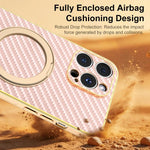 Custodia per telefono con supporto girevole a 360 gradi e texture in fibra di carbonio elettrolitica, For iPhone 17e / 16e, For iPhone 17 Pro Max, For iPhone 17 Pro, For iPhone 17, For iPhone Air, For iPhone 16 Pro Max, For iPhone 16 Pro               ...