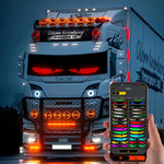 Schermo matrice LED flessibile 16x96 pixel USB