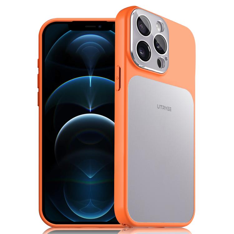 Custodia magnetica per telefono UTRYEE color argento., For iPhone 12 Pro Max, For iPhone 12 Pro