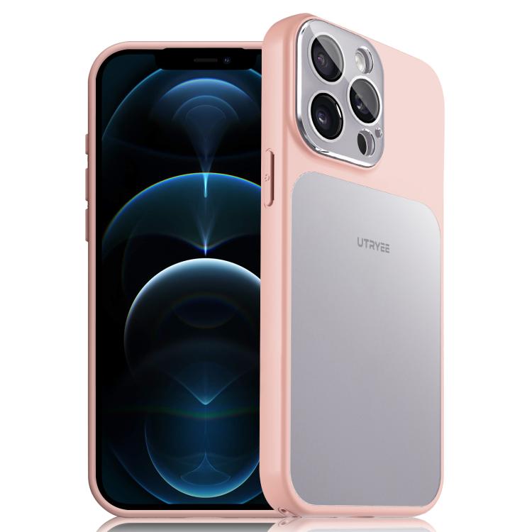 Custodia magnetica per telefono UTRYEE color argento., For iPhone 12 Pro Max, For iPhone 12 Pro