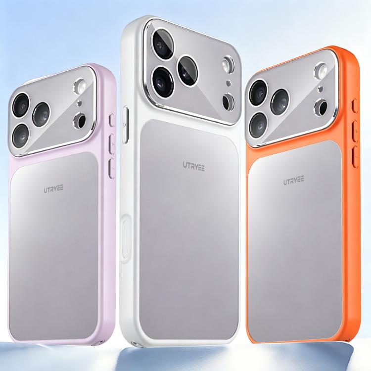 Custodia magnetica per telefono UTRYEE color argento., For iPhone 12 Pro Max, For iPhone 12 Pro