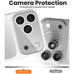 Custodia magnetica per telefono UTRYEE color argento., For iPhone 12 Pro Max, For iPhone 12 Pro