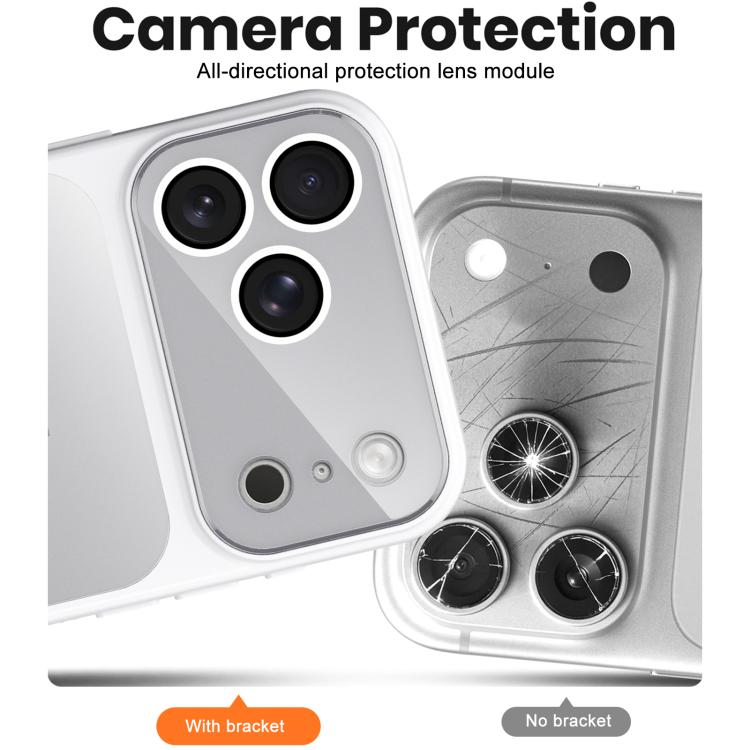Custodia magnetica per telefono UTRYEE color argento., For iPhone 12 Pro Max, For iPhone 12 Pro