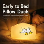ZHL001Y Cuscino Early To Bed con luce notturna a forma di anatra e sensore tattile