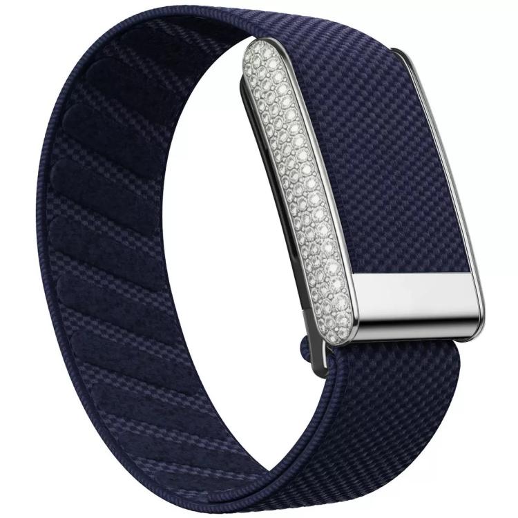 Cinturino per orologio elastico in nylon con motivo a diamanti., For WHOOP 5.0 Regular