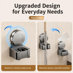 Supporto per scopa con ventosa da parete senza foratura, clip per riporre la scopa, Mop Holder, Electroplated Mop Holder, Integrated Mop Holder, Classic Mop Holder, 2pcs Mop Holder, 2pcs Electroplated Mop Holder, 2pcs Integrated Mop Holder             ...