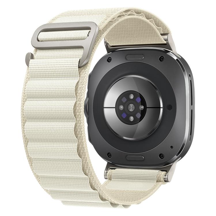Cinturino per orologio in nylon con fibbia argentata xDfind, For Samsung Galaxy Watch Ultra 47mm / Ultra 2025, For Samsung Galaxy Watch8 / 8 Classic