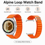 Cinturino per orologio in nylon con fibbia argentata xDfind, For Samsung Galaxy Watch Ultra 47mm / Ultra 2025, For Samsung Galaxy Watch8 / 8 Classic