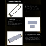 Tappetino termico in silicone per SSD M.2 Thermalright PX7