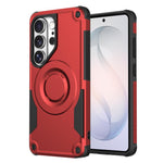 Custodia per telefono ibrida in PC e TPU con vernice metallizzata magnetica, For Galaxy S26+ 5G, For Galaxy S26 Ultra 5G, For Galaxy S26 5G
