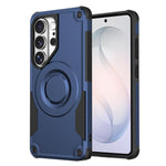Custodia per telefono ibrida in PC e TPU con vernice metallizzata magnetica, For Galaxy S26+ 5G, For Galaxy S26 Ultra 5G, For Galaxy S26 5G