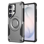 Custodia per telefono ibrida in PC e TPU con vernice metallizzata magnetica, For Galaxy S26+ 5G, For Galaxy S26 Ultra 5G, For Galaxy S26 5G