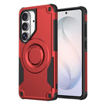 Custodia per telefono ibrida in PC e TPU con vernice metallizzata magnetica, For Galaxy S26+ 5G, For Galaxy S26 Ultra 5G, For Galaxy S26 5G