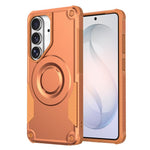Custodia per telefono ibrida in PC e TPU con vernice metallizzata magnetica, For Galaxy S26+ 5G, For Galaxy S26 Ultra 5G, For Galaxy S26 5G