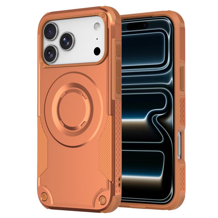 Custodia per telefono ibrida in PC e TPU con vernice metallizzata magnetica, For iPhone 17 Pro Max, For iPhone 17 Pro, For iPhone 17, For iPhone Air