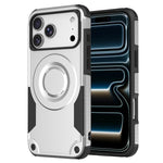 Custodia per telefono ibrida in PC e TPU con vernice metallizzata magnetica, For iPhone 17 Pro Max, For iPhone 17 Pro, For iPhone 17, For iPhone Air