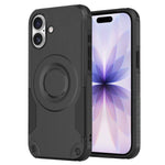 Custodia per telefono ibrida in PC e TPU con vernice metallizzata magnetica, For iPhone 17 Pro Max, For iPhone 17 Pro, For iPhone 17, For iPhone Air