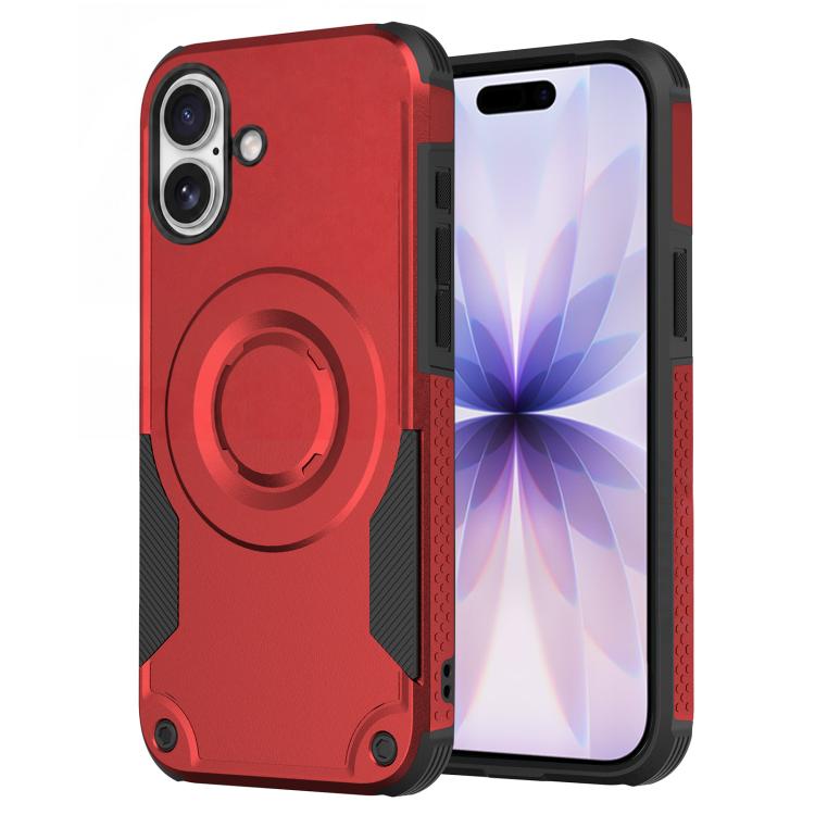 Custodia per telefono ibrida in PC e TPU con vernice metallizzata magnetica, For iPhone 17 Pro Max, For iPhone 17 Pro, For iPhone 17, For iPhone Air