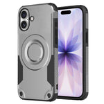 Custodia per telefono ibrida in PC e TPU con vernice metallizzata magnetica, For iPhone 17 Pro Max, For iPhone 17 Pro, For iPhone 17, For iPhone Air