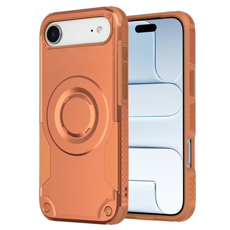 Custodia per telefono ibrida in PC e TPU con vernice metallizzata magnetica, For iPhone 17 Pro Max, For iPhone 17 Pro, For iPhone 17, For iPhone Air