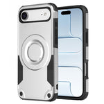 Custodia per telefono ibrida in PC e TPU con vernice metallizzata magnetica, For iPhone 17 Pro Max, For iPhone 17 Pro, For iPhone 17, For iPhone Air
