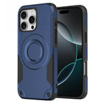 Custodia per telefono ibrida in PC e TPU con vernice metallizzata magnetica, For iPhone 16 Pro Max, For iPhone 16 Pro, For iPhone 16 Plus, For iPhone 16