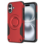 Custodia per telefono ibrida in PC e TPU con vernice metallizzata magnetica, For iPhone 16 Pro Max, For iPhone 16 Pro, For iPhone 16 Plus, For iPhone 16