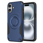 Custodia per telefono ibrida in PC e TPU con vernice metallizzata magnetica, For iPhone 16 Pro Max, For iPhone 16 Pro, For iPhone 16 Plus, For iPhone 16