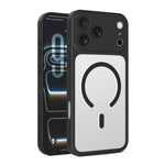 Custodia per telefono ibrida in TPU e PC ultra sottile con finitura satinata e magnete., For iPhone 17 Pro Max, For iPhone 17 Pro, For iPhone 17