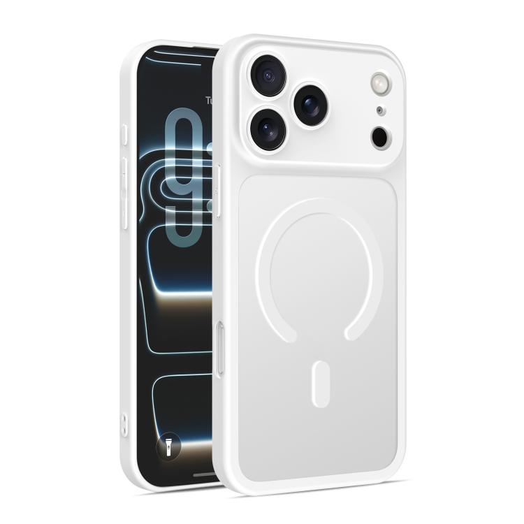 Custodia per telefono ibrida in TPU e PC ultra sottile con finitura satinata e magnete., For iPhone 17 Pro Max, For iPhone 17 Pro, For iPhone 17