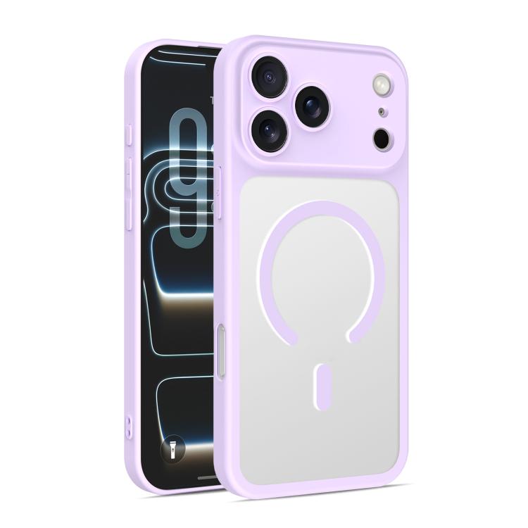 Custodia per telefono ibrida in TPU e PC ultra sottile con finitura satinata e magnete., For iPhone 17 Pro Max, For iPhone 17 Pro, For iPhone 17