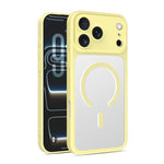 Custodia per telefono ibrida in TPU e PC ultra sottile con finitura satinata e magnete., For iPhone 17 Pro Max, For iPhone 17 Pro, For iPhone 17