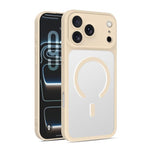 Custodia per telefono ibrida in TPU e PC ultra sottile con finitura satinata e magnete., For iPhone 17 Pro Max, For iPhone 17 Pro, For iPhone 17