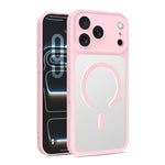 Custodia per telefono ibrida in TPU e PC ultra sottile con finitura satinata e magnete., For iPhone 17 Pro Max, For iPhone 17 Pro, For iPhone 17