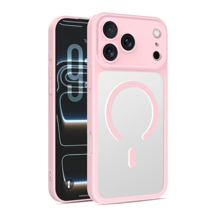 Custodia per telefono ibrida in TPU e PC ultra sottile con finitura satinata e magnete., For iPhone 17 Pro Max, For iPhone 17 Pro, For iPhone 17