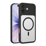 Custodia per telefono ibrida in TPU e PC ultra sottile con finitura satinata e magnete., For iPhone 17 Pro Max, For iPhone 17 Pro, For iPhone 17