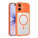 Custodia per telefono ibrida in TPU e PC ultra sottile con finitura satinata e magnete., For iPhone 17 Pro Max, For iPhone 17 Pro, For iPhone 17
