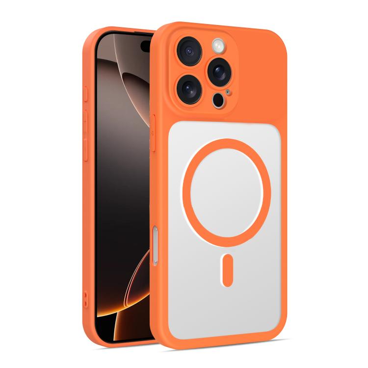 Custodia per telefono ibrida in TPU e PC ultra sottile con finitura satinata e magnete., For iPhone 16 Pro Max, For iPhone 16 Pro, For iPhone 16