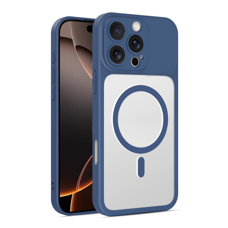 Custodia per telefono ibrida in TPU e PC ultra sottile con finitura satinata e magnete., For iPhone 16 Pro Max, For iPhone 16 Pro, For iPhone 16