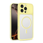 Custodia per telefono ibrida in TPU e PC ultra sottile con finitura satinata e magnete., For iPhone 16 Pro Max, For iPhone 16 Pro, For iPhone 16